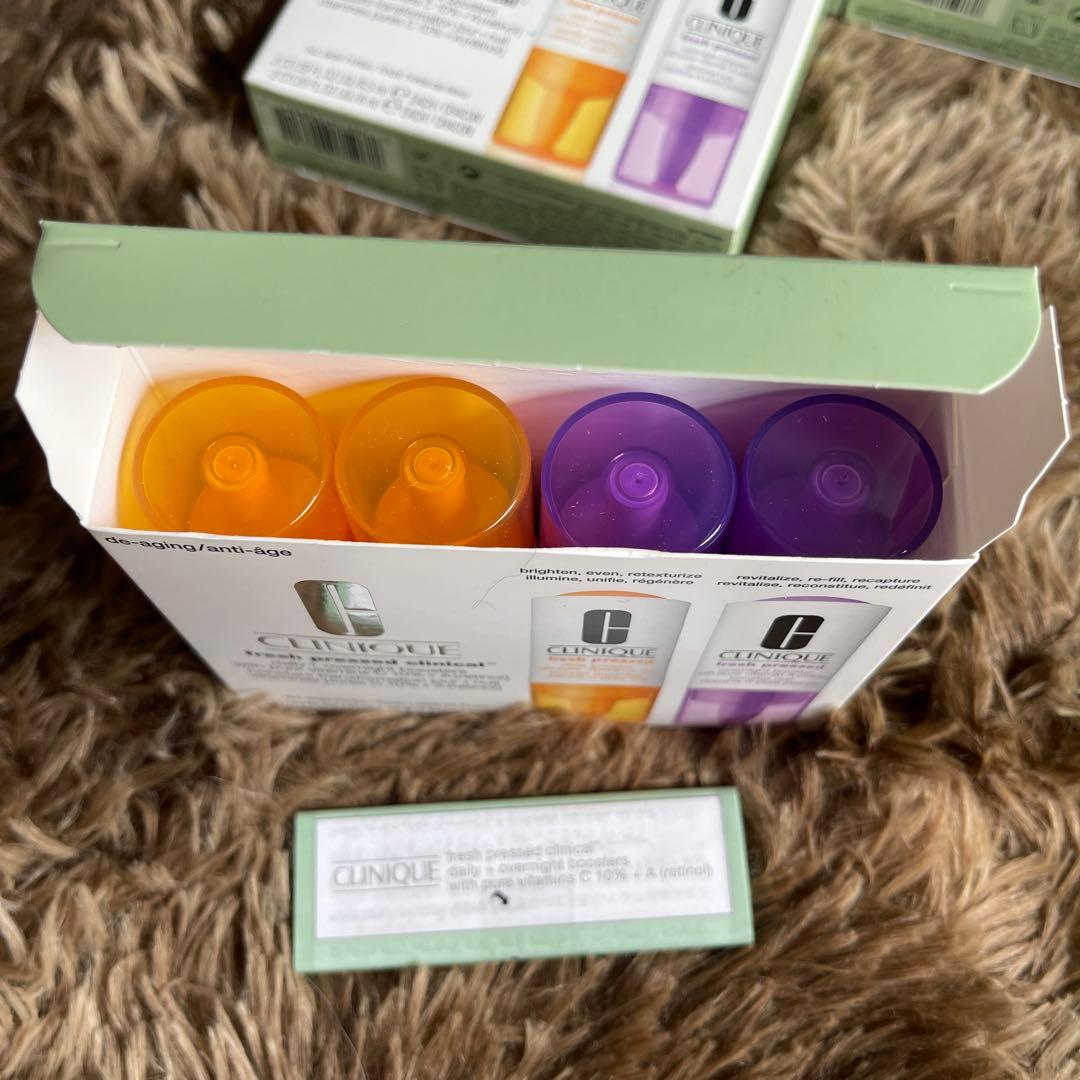 CLINIQUE フレッシュ プレスト デイ＆ナイトブースター12個セット