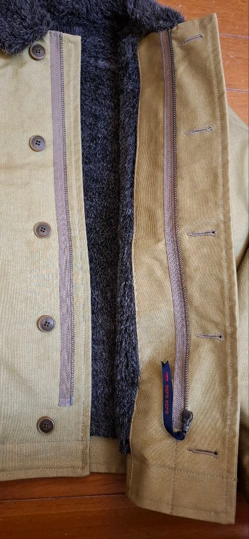 【BLUE BLUE】裏ボア デッキジャケット M 日本製 ミリタリー アメカジ