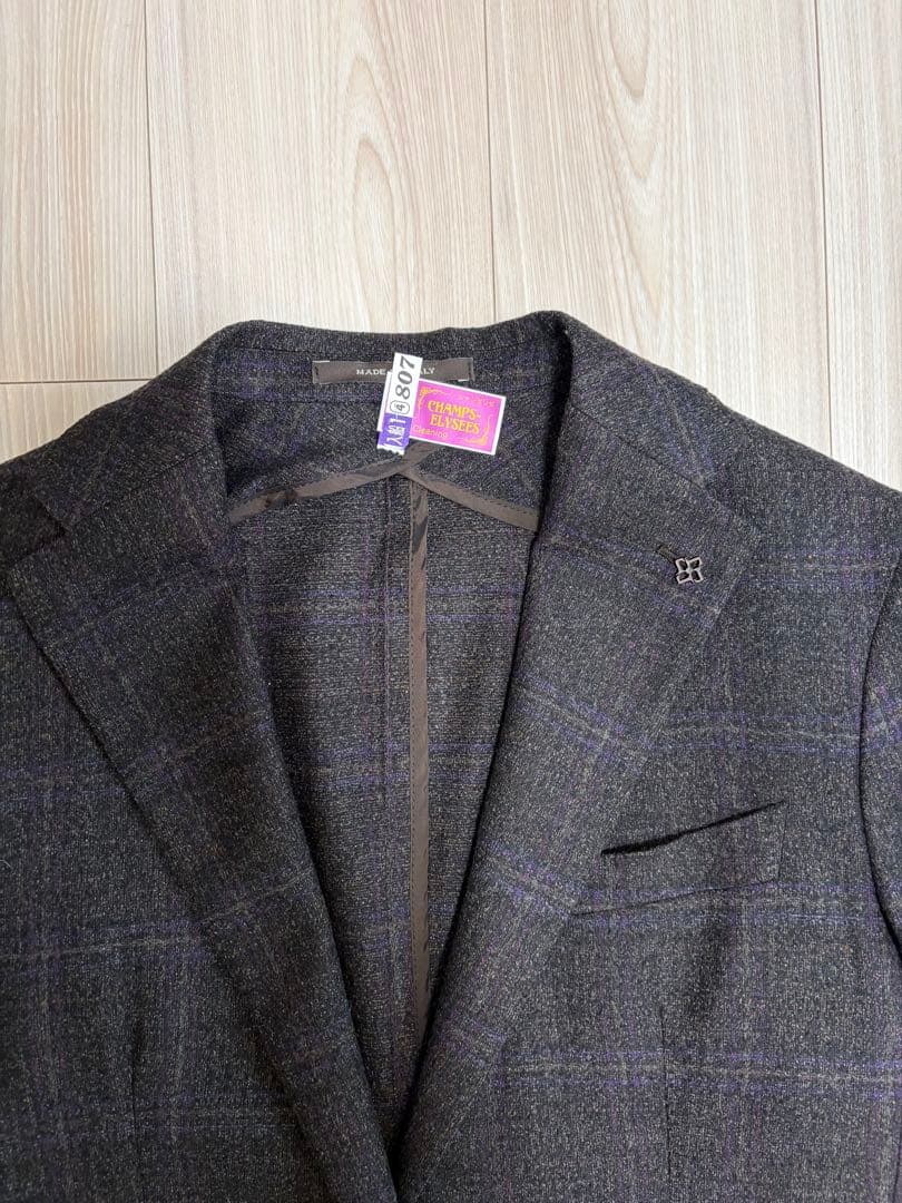 【タリアトーレ】メンズジャケットチェック柄 48/R