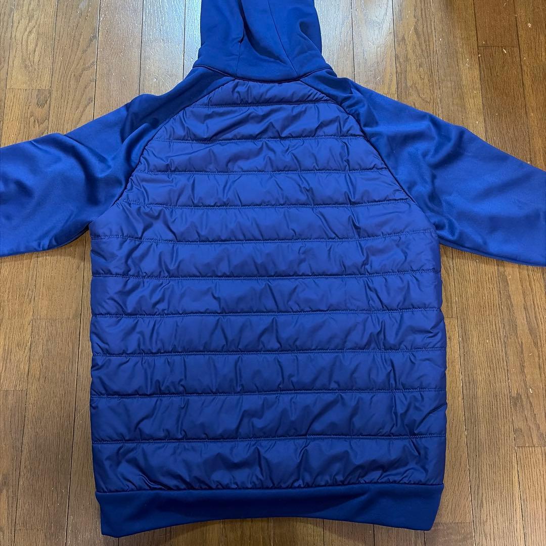 【中古美品】NIKE ナイキ フルジップ中綿ブルゾンフード付 XXL/NV