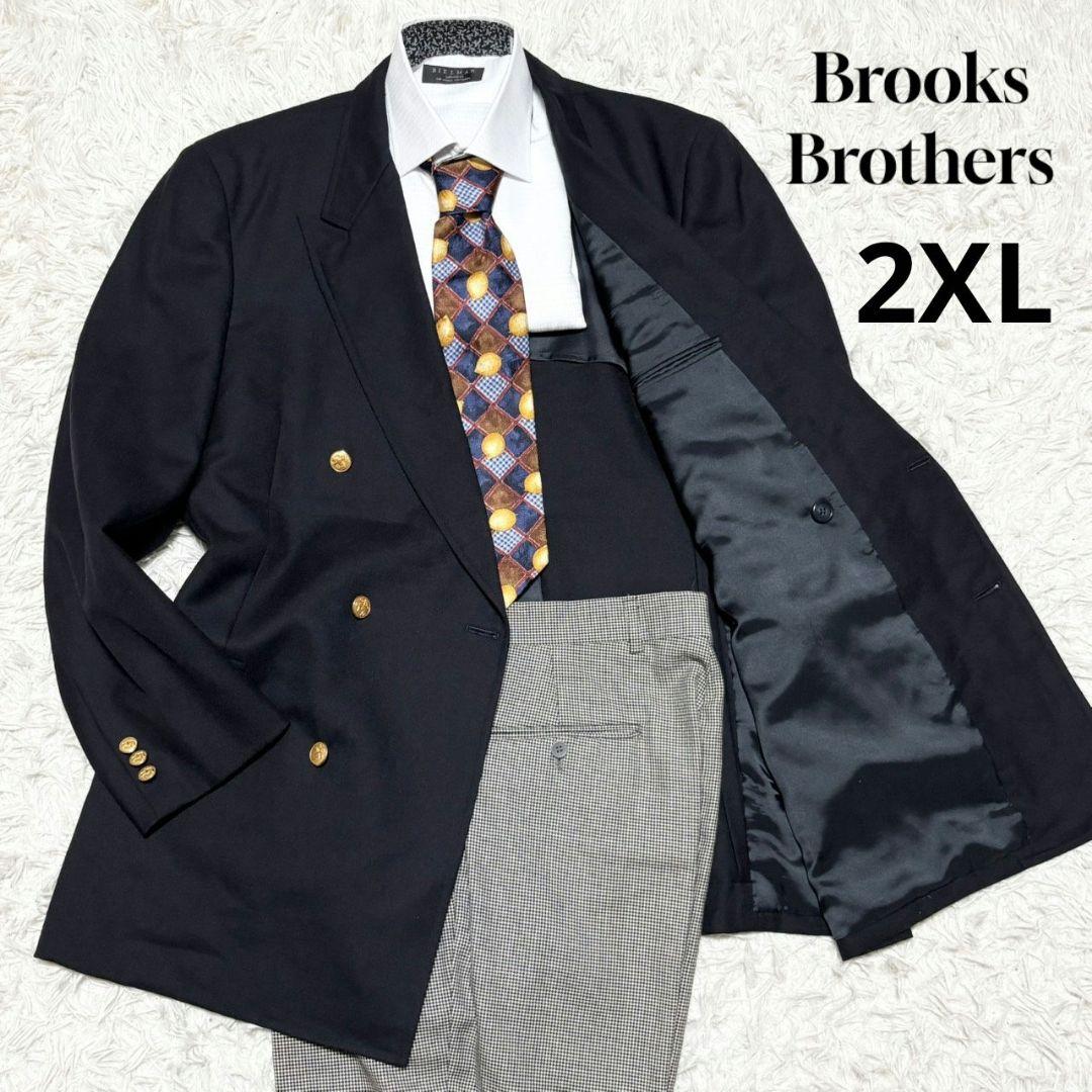 美品 ブルックス ブラザーズ スーツ セットアップ ダブル 金ボタン