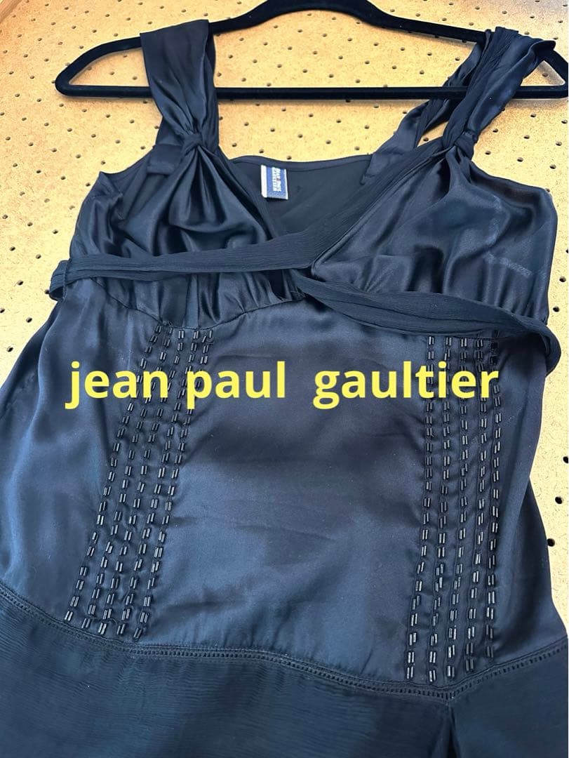 ゴルチェのシルクトップスM jean paul gaultier 難あり