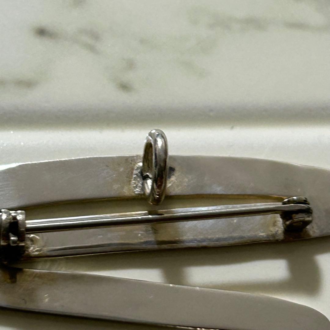 断*！様 vintage silver mexico製　ブローチ　ネックレストッ