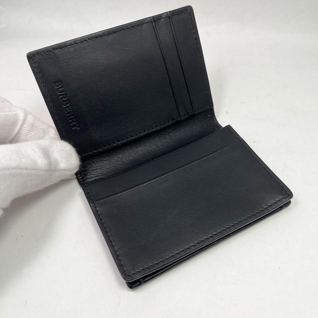 【極美品】バーバリー　名刺入れ　ノバチェック　希少　カードケース　定価3.3万