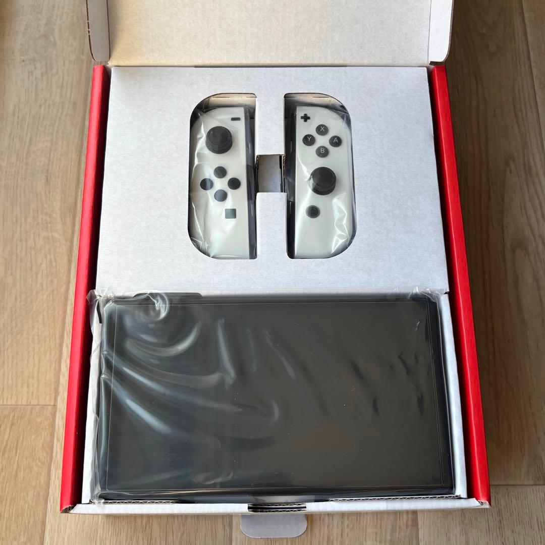 【美品】Nintendo Switch ホワイト　本体　有機EL