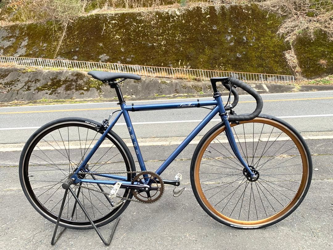 【即乘】送料無料FUJI ピストバイク feather 両用型 新品タイヤ