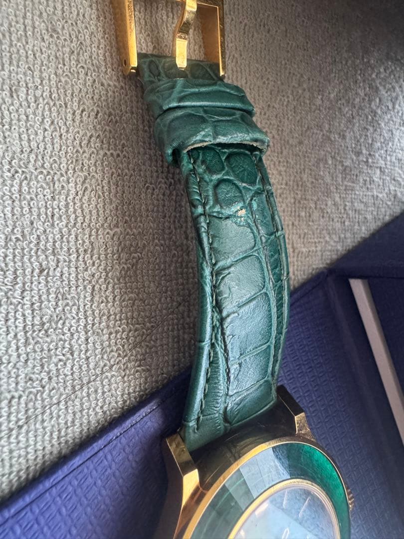 ピカフ……専用SWAROVSKIス希少時計／初期モデルオクテア／レザー新品電池