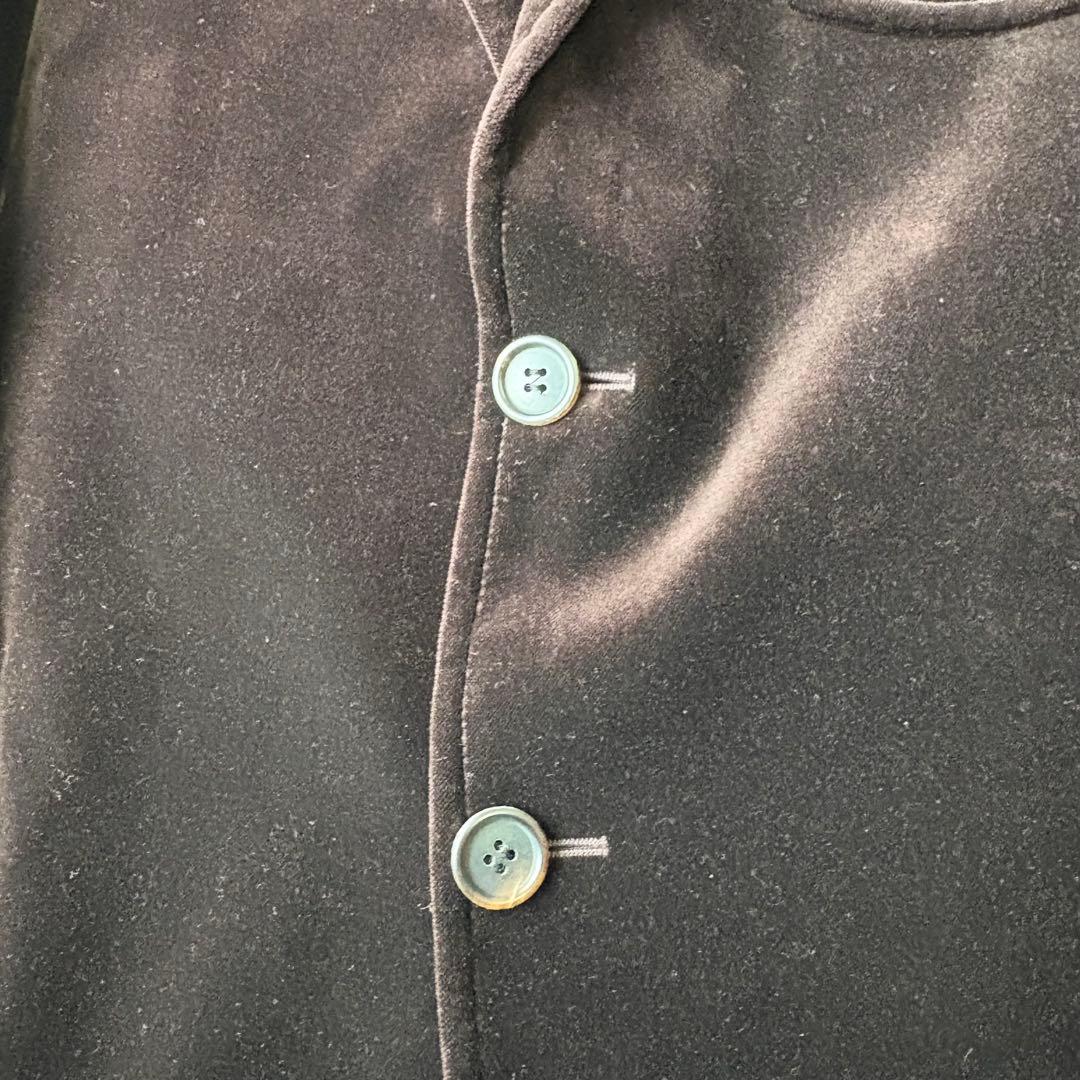 【美品】miumiu ベロア ブラウン テーラードジャケット 54 2B