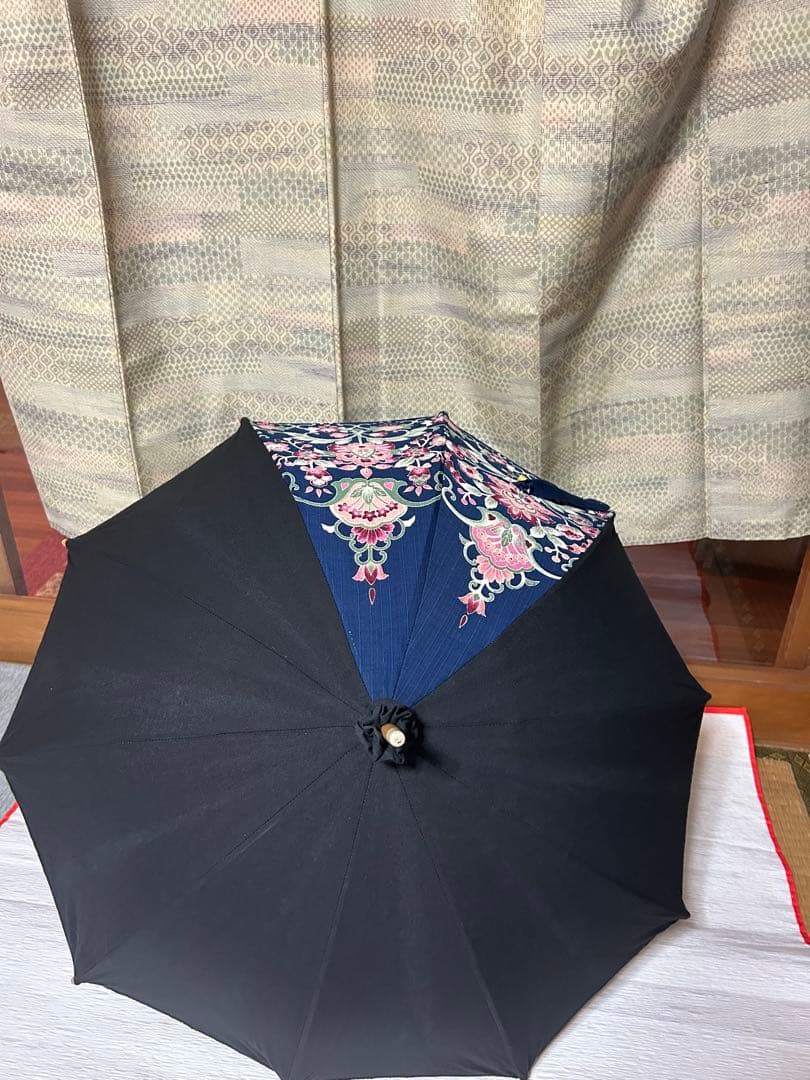 岡重 日傘　京友禅生地　更紗 UVカット 竹製　新品 19,800円