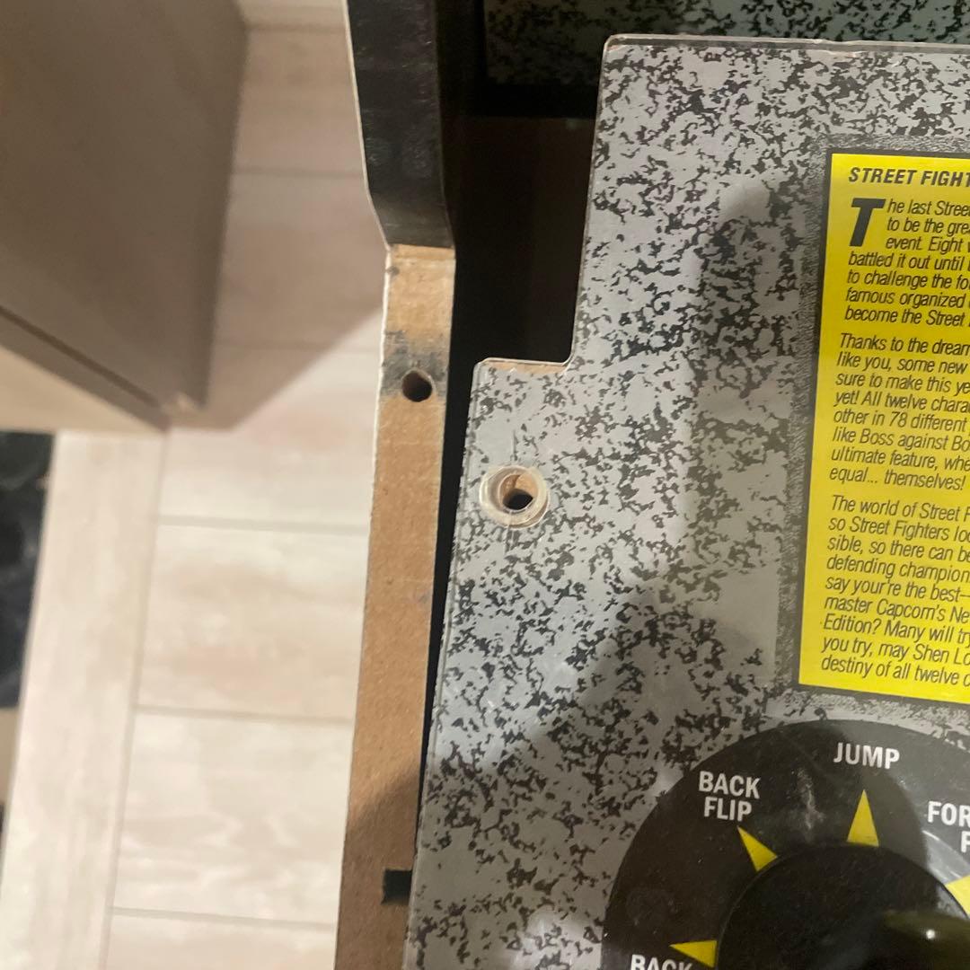 動作不明　arcade1up ストリートファイター　インテリア　ジャンク