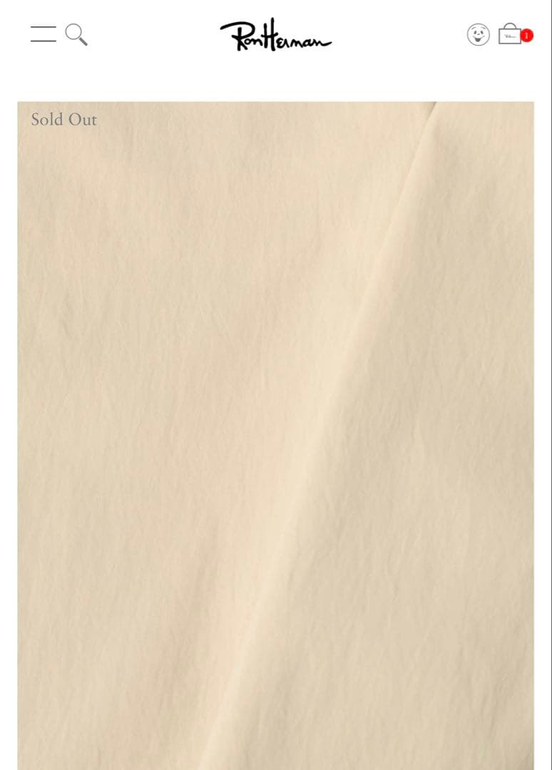 【美品】ロンハーマンCABANABASHストレッチ イージーパンツ（ベージュ）