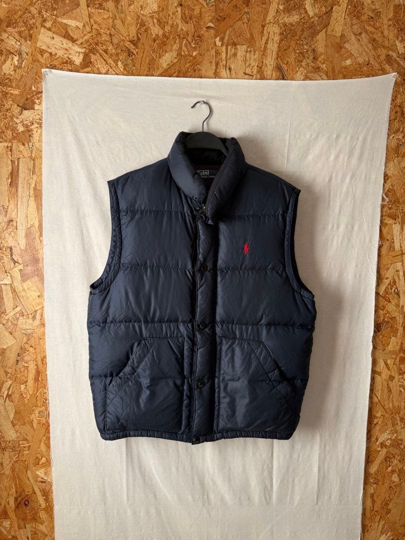90s POLO Ralph Lauren ダウンベスト ポニー刺繍 M