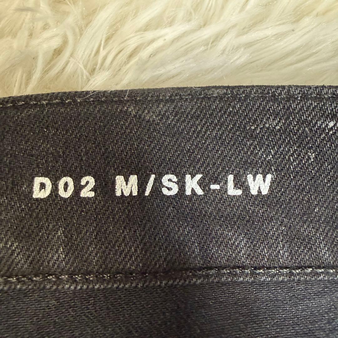 極美品 サンローランパリ エディ期 2014 コーティング デニムパンツ 黒