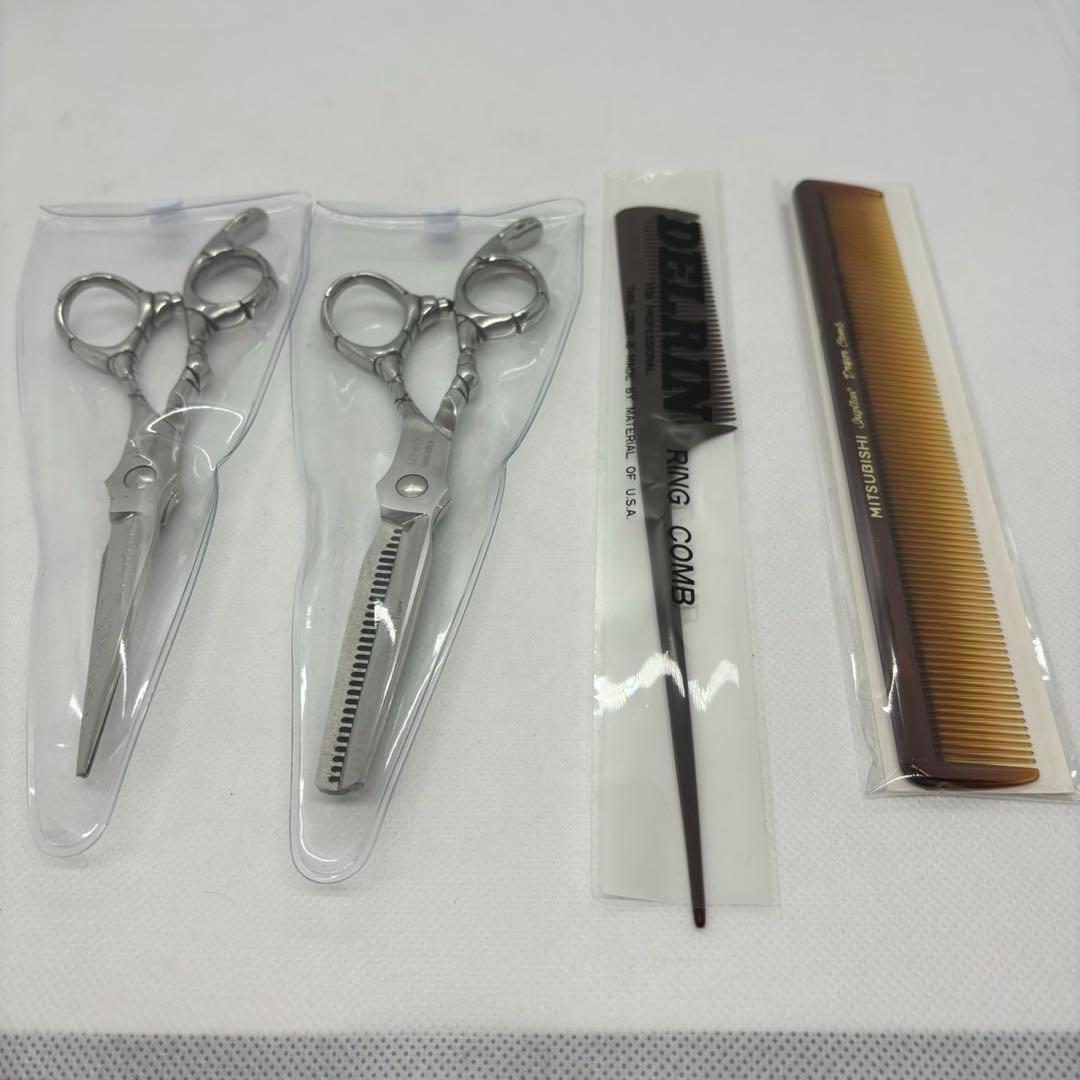 カットシザーセット ストレート＆シザー＋コーム MT6.0 Mr.Tiger