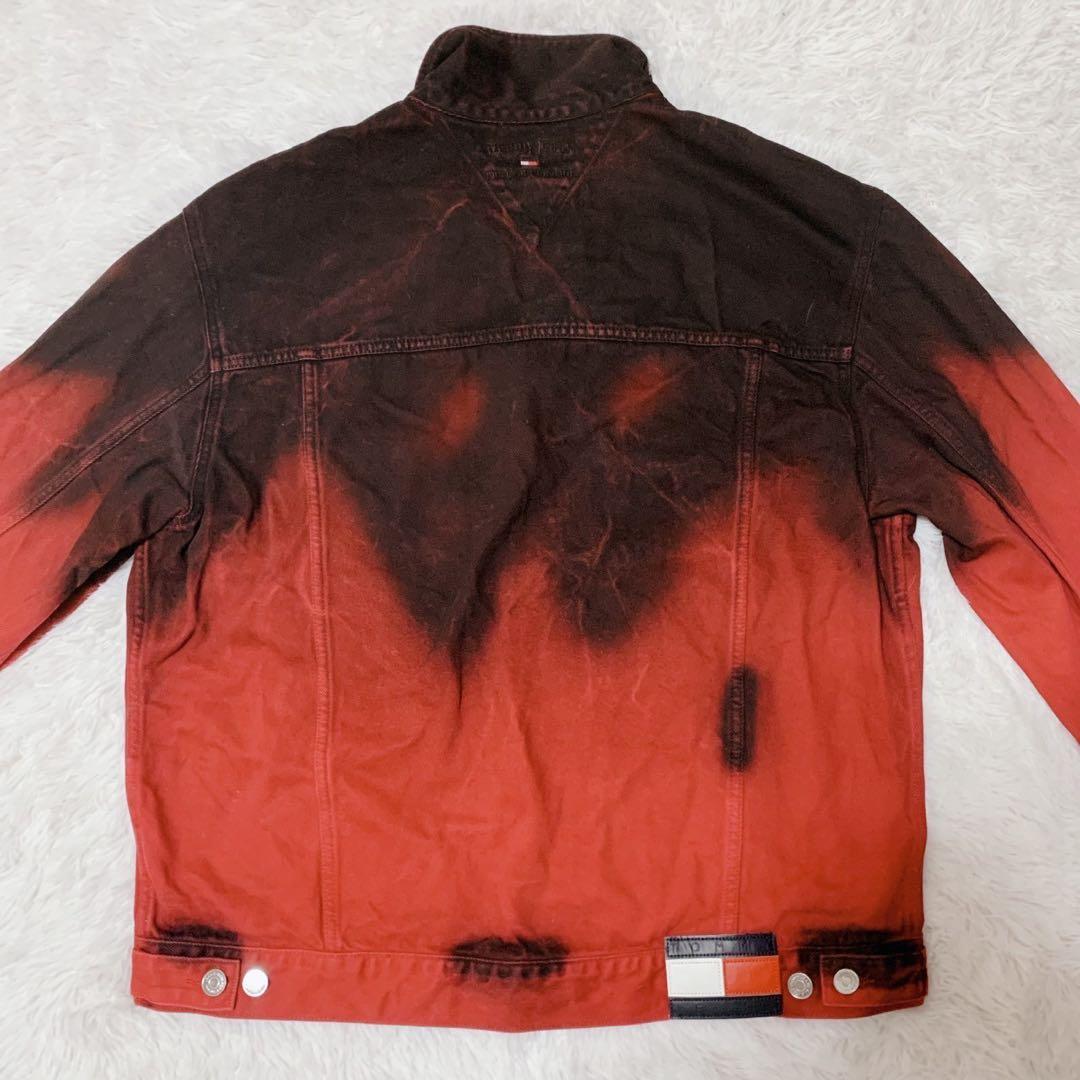 トミーヒルフィガー ガーメントダイ デニム トラッカージャケット Mサイズ