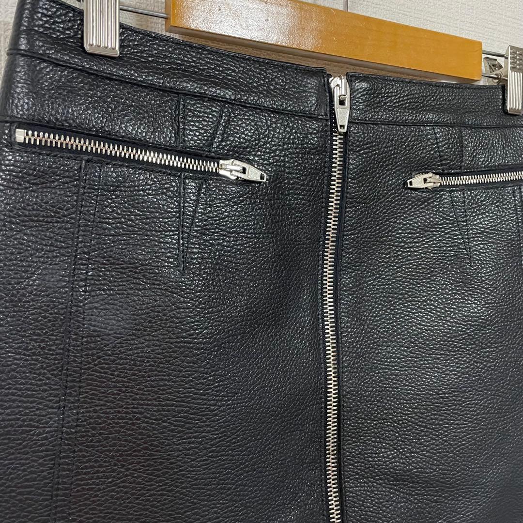スカート Alexander Wang Zip Leather Skirt Archive