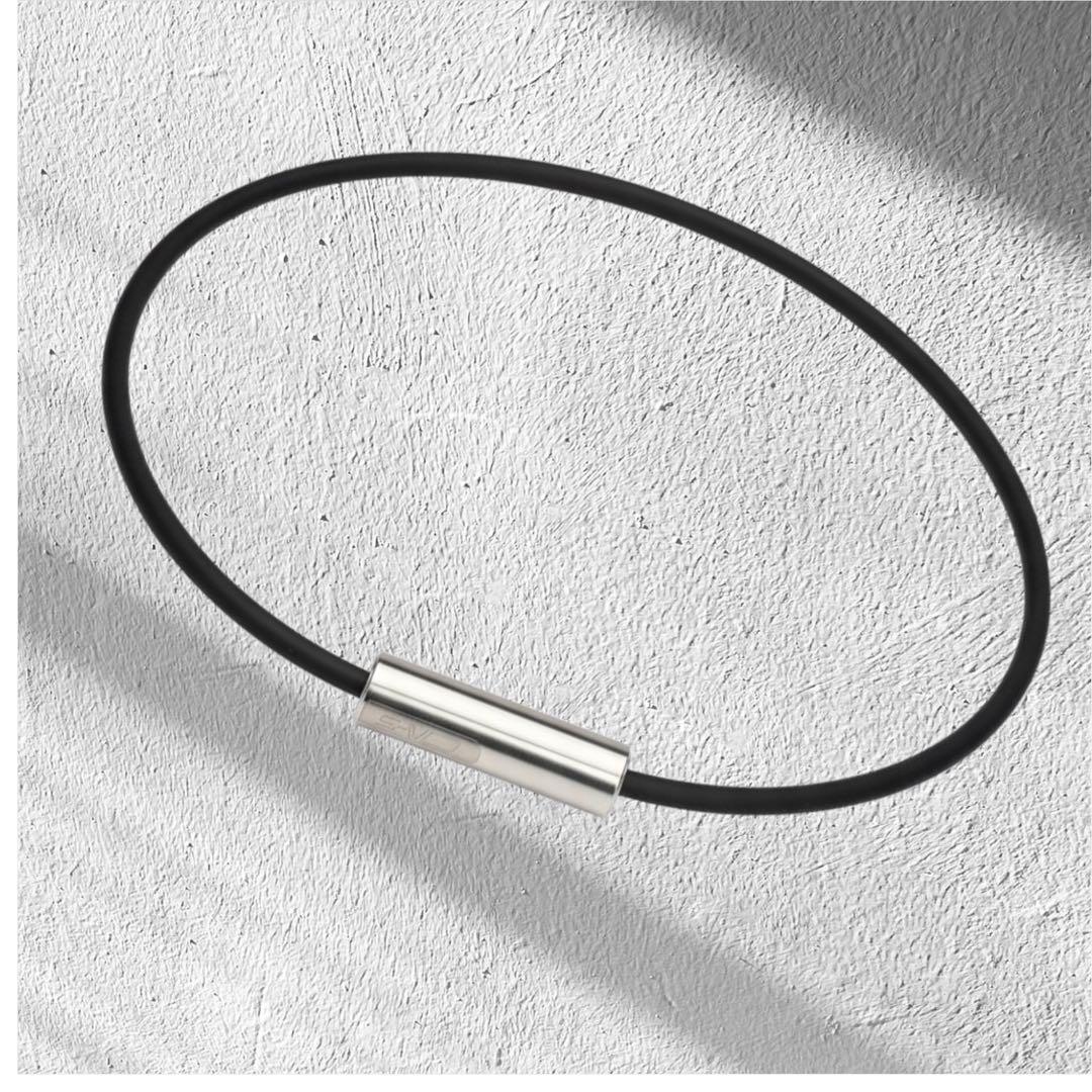 ★SEVルーパー type M★健康ネックレス★カラーブラック サイズ48cm★