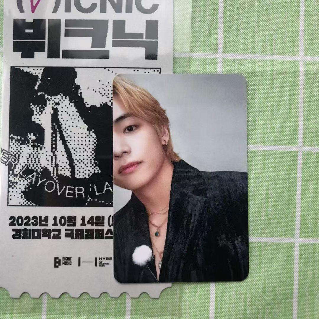 BTS V テテ VICNIC Layover チケット トレカ