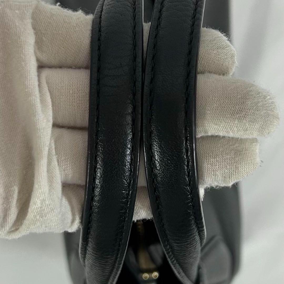 【極美品/付属品完備】フルラ 2way ダフネ ショルダーバッグ レザー 黒