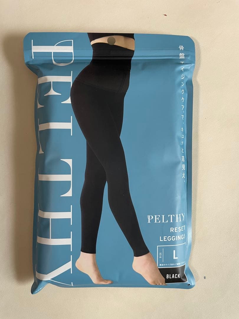 美品 PELTHY RESET LEGGINGS L ブラック 2枚 ベルミス