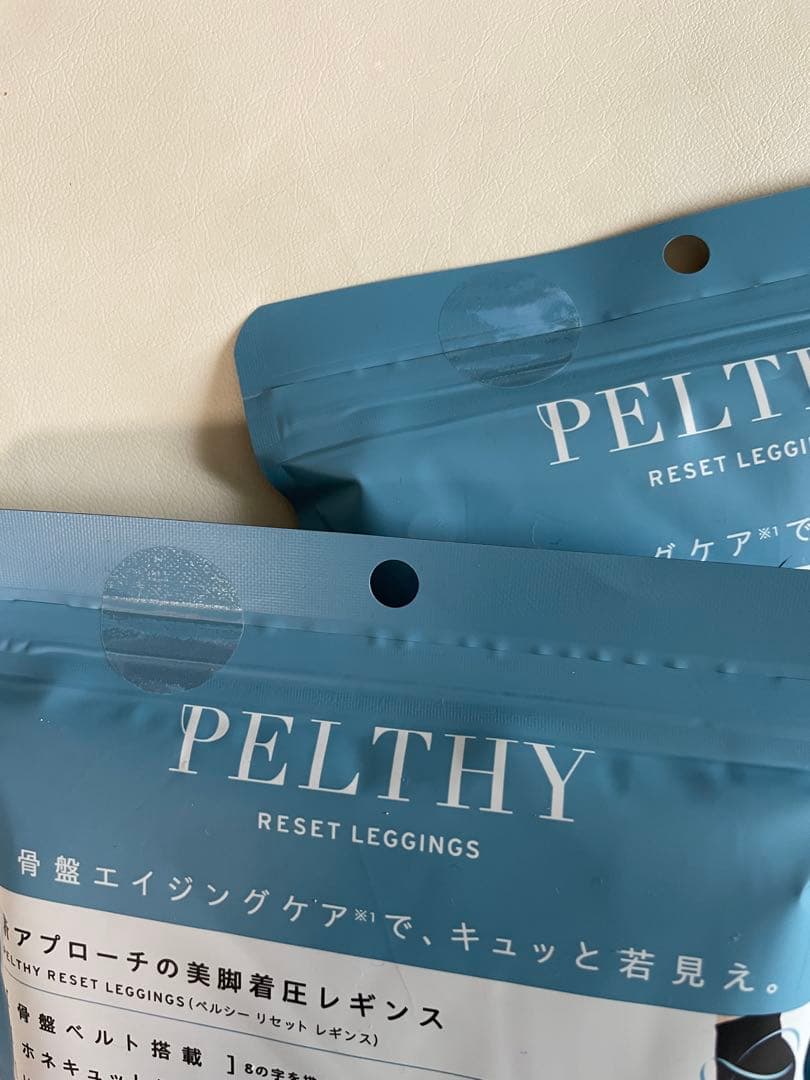 美品 PELTHY RESET LEGGINGS L ブラック 2枚 ベルミス