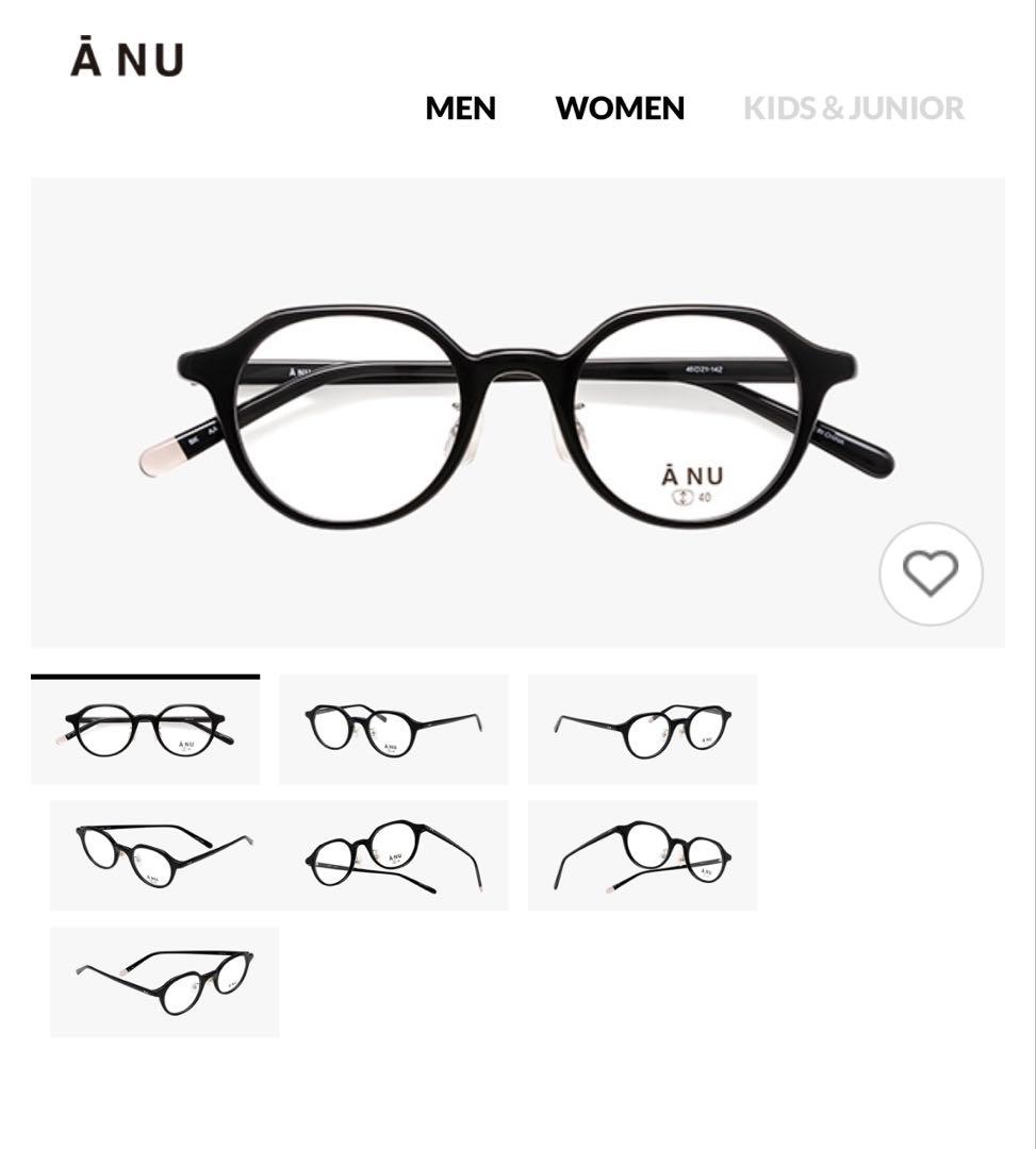 ANU AN-30 メガネ 黒縁