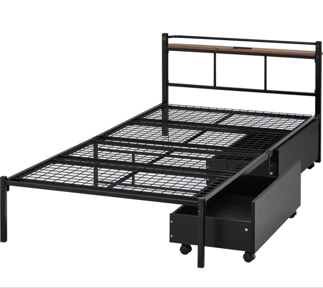 misaki&yasuさま専用 ニトリベッド マットレス引き出し3点セット