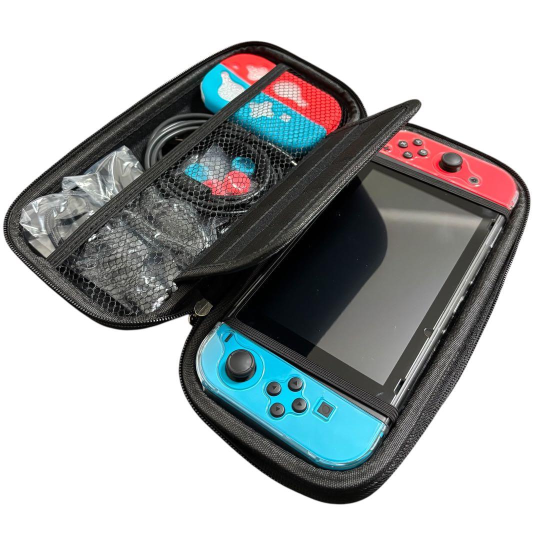 【美品】Nintendo Switch 本体 ハードケース付き バッテリー強化版