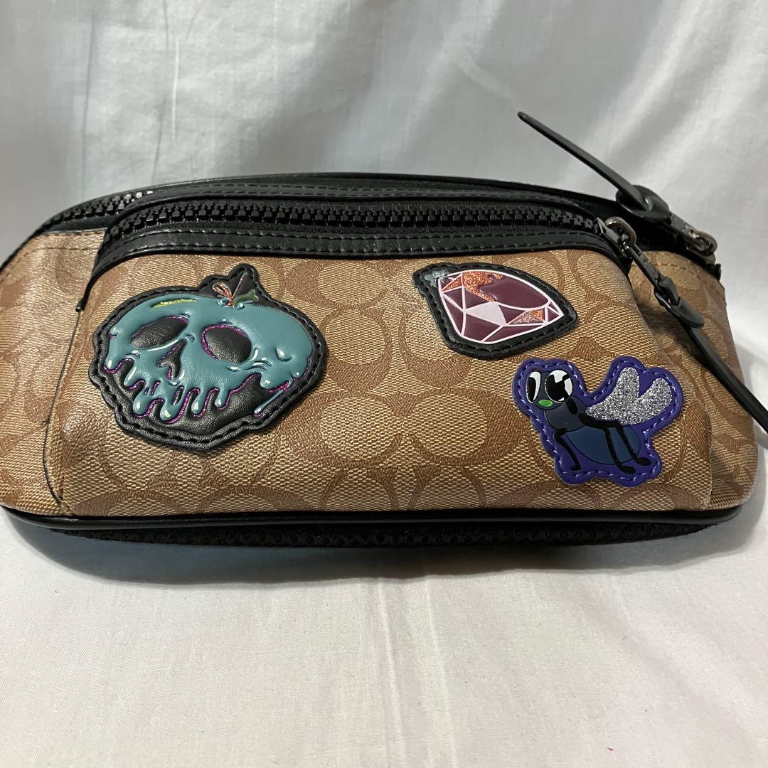 COACH × Disney 白雪姫 ウエストバッグ F72952 中古