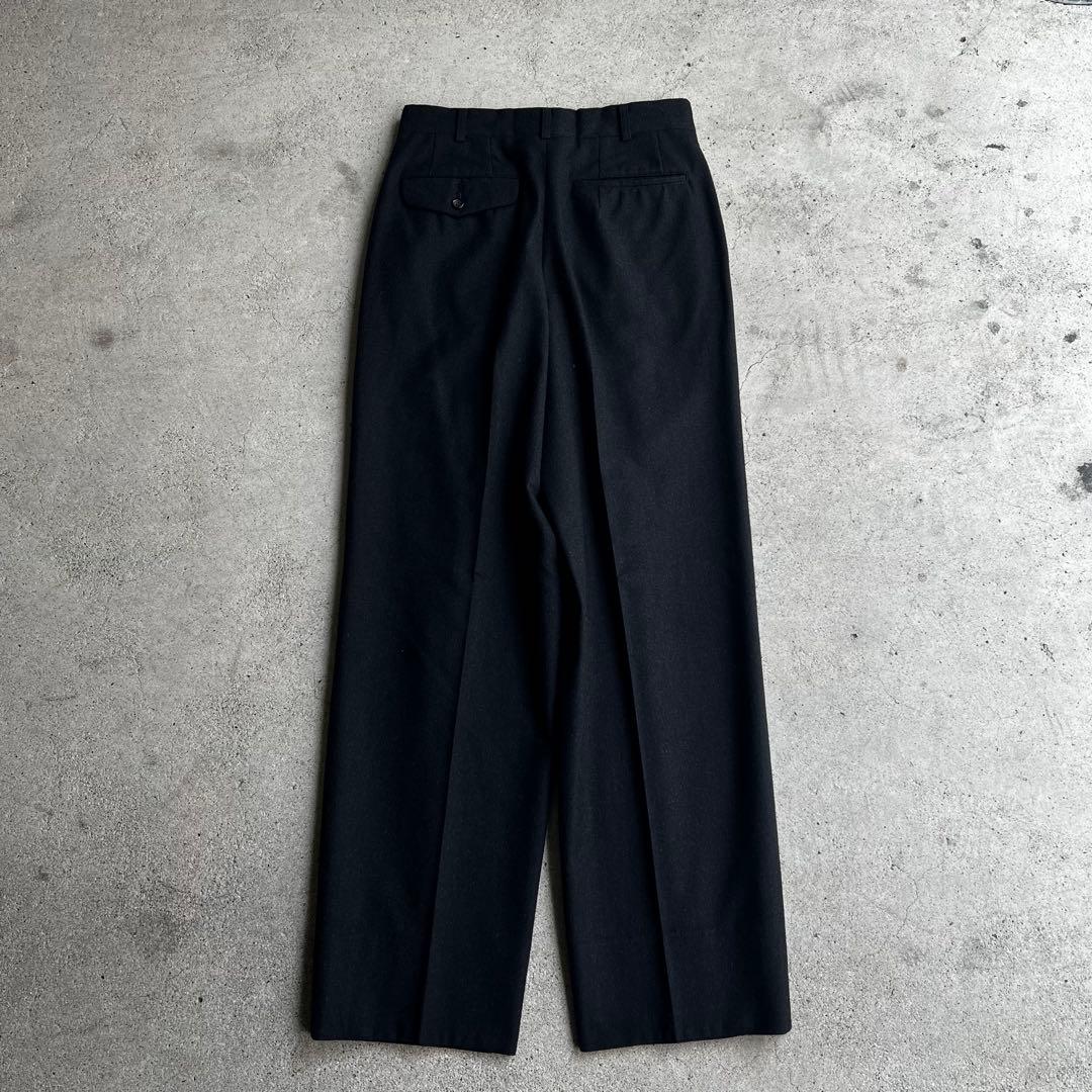 90's コムデギャルソンオム 田中オム ウールスラックス ブラック