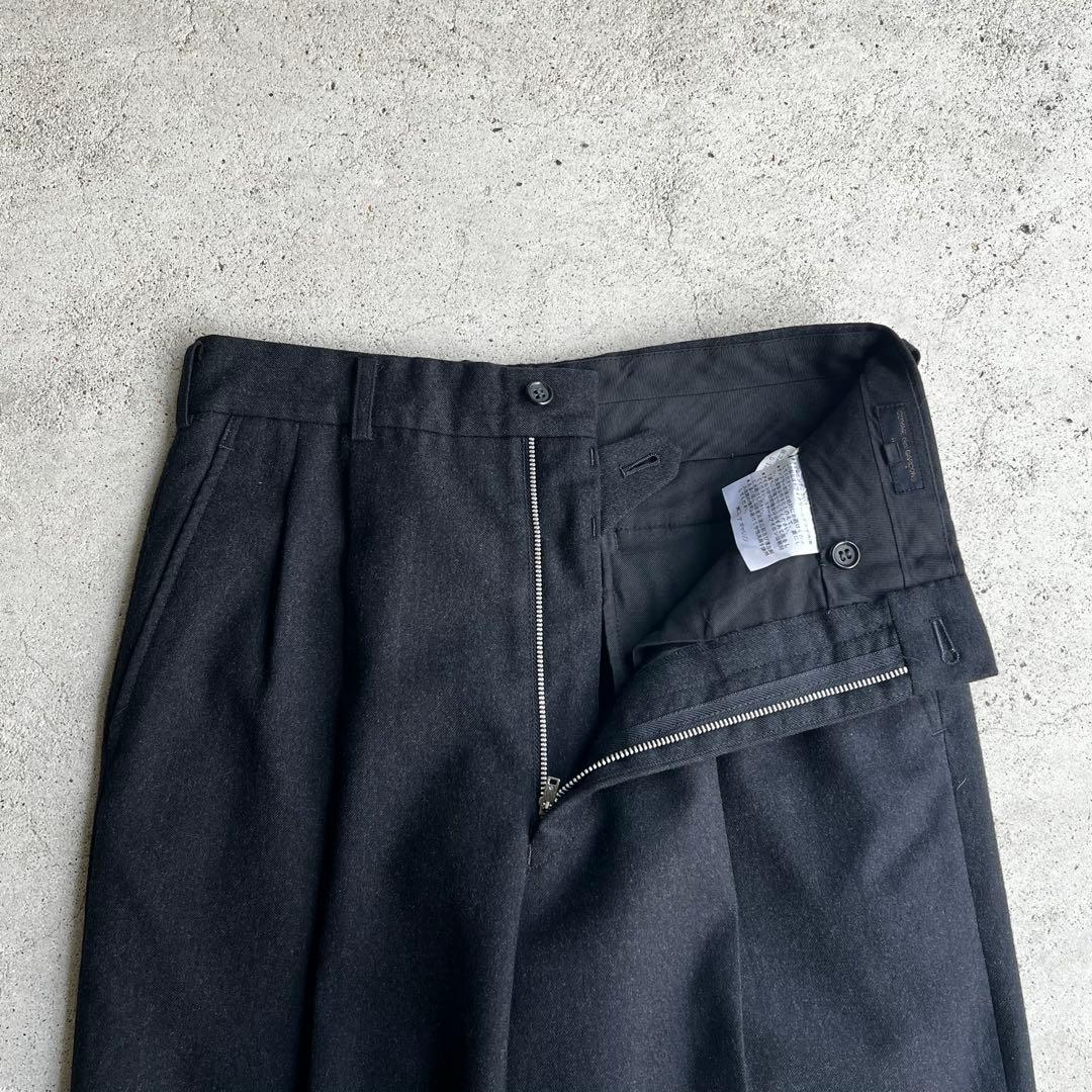 90's コムデギャルソンオム 田中オム ウールスラックス ブラック