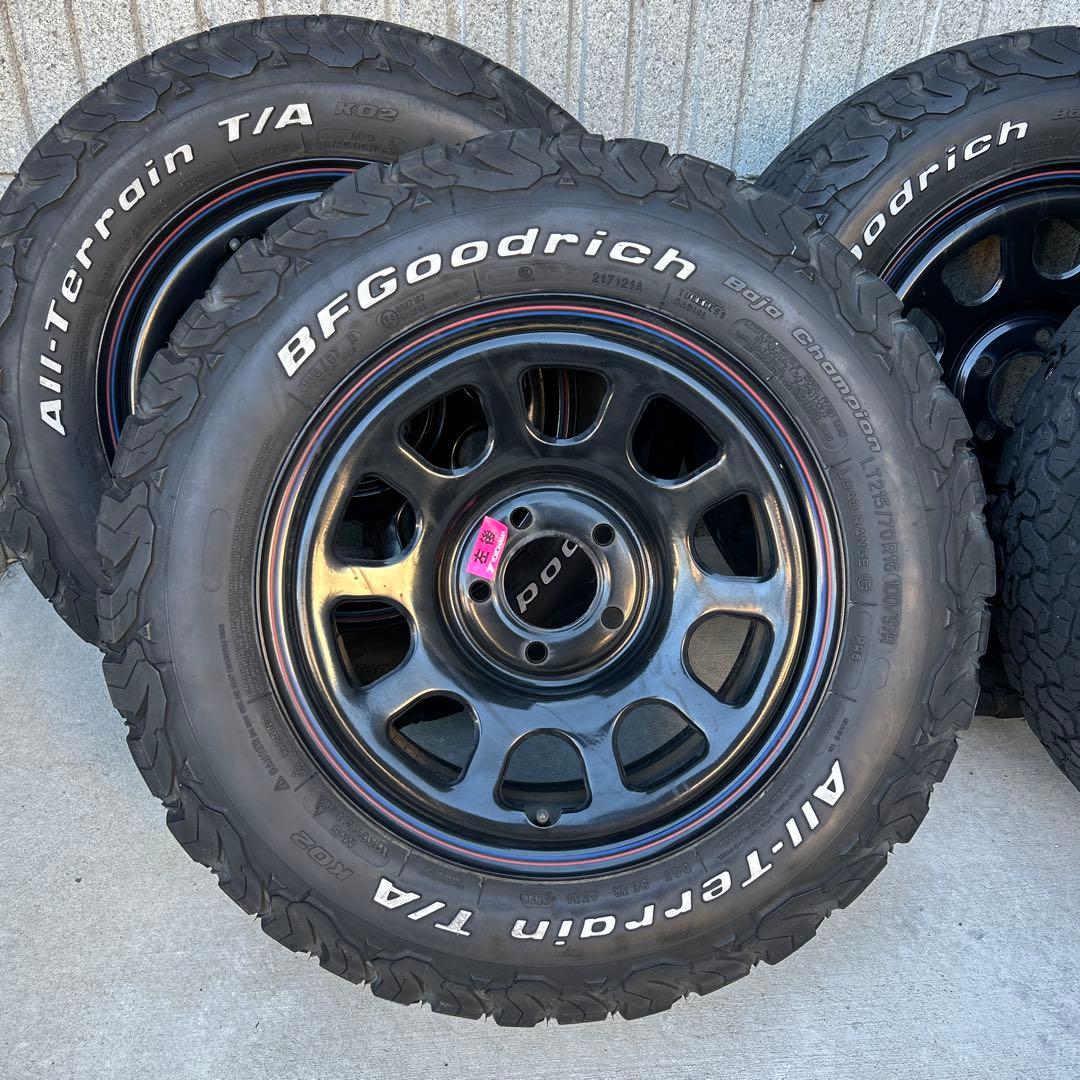 BFグッドリッチ デイトナSS ホイールセット　16インチ　RAV4 デリカD5