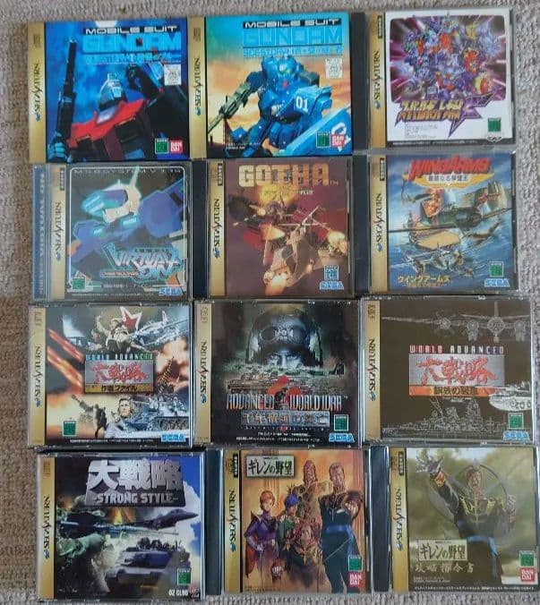 セガサターン本体　ソフト14本　バーチャガン&バーチャコップ 1,2