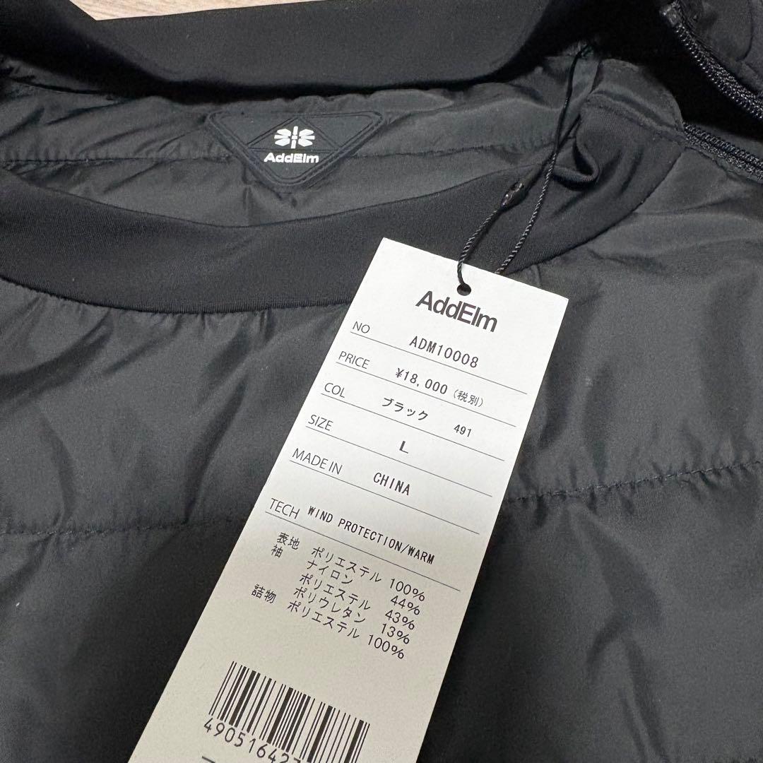 【新品】定価19800円　AddElm 薄型ダウン　ゴルフウェア　Lサイズ
