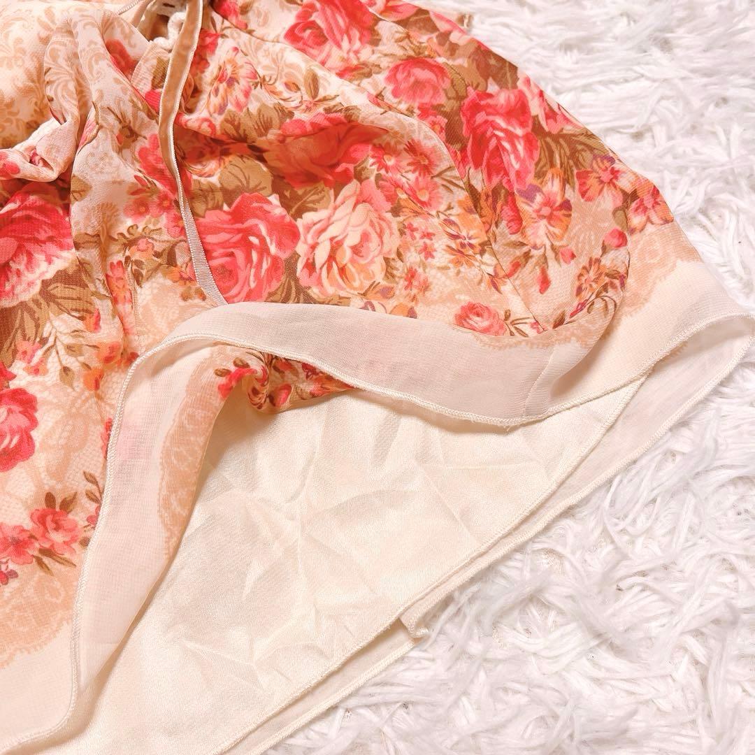 希少 LIZ LISA 花柄 フリル レース スカート ミニスカ フレア