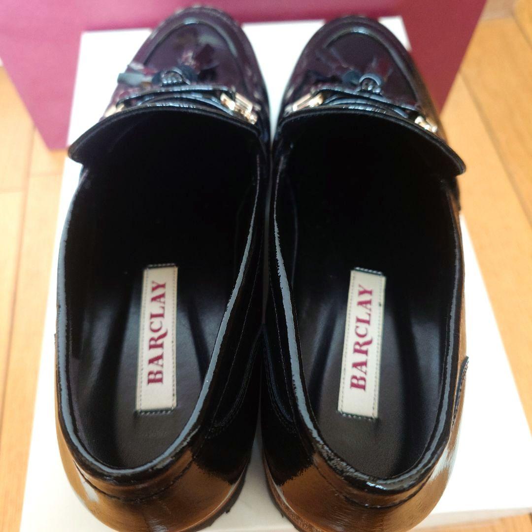 ★美品★バークレー　タッセル　ローファー　黒　23cm