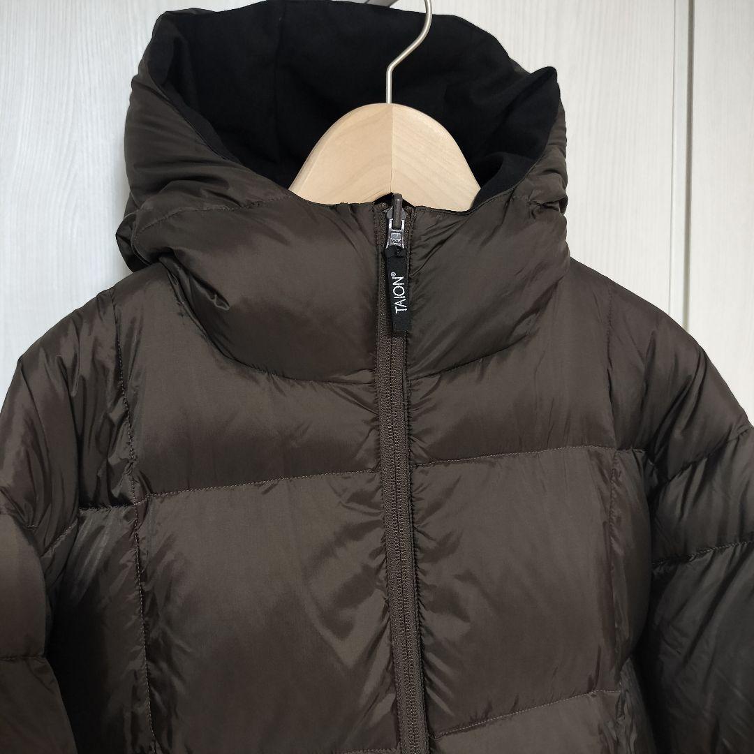 b*t様 別注 GRAMICCI × TAION ダウンジャケット 黒×茶