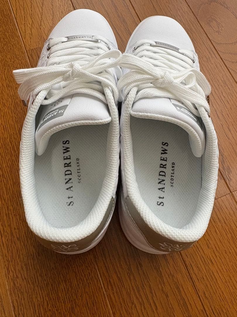 ST ANDREWS ホワイト ゴルフシューズ