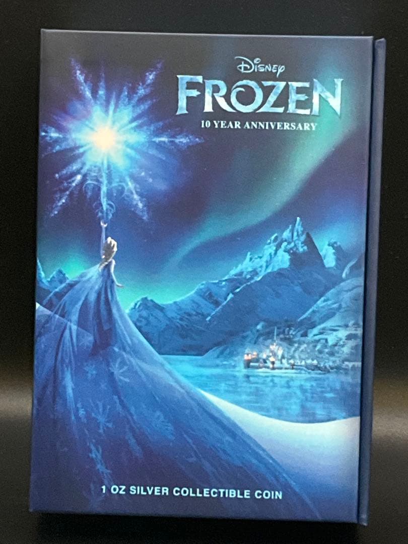 2023年ディズニー・フローズン10周年記念　エルサ　1オンス　プルーフ銀貨