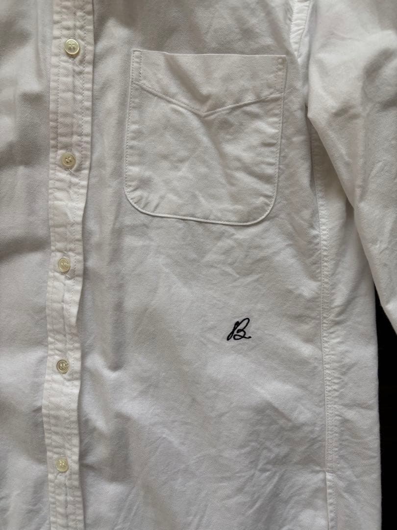 【MADISONBLUE】B刺繍入りロングシャツ