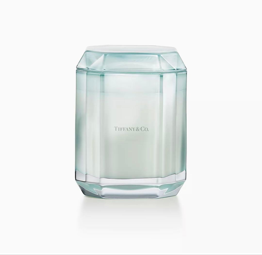 Tiffany & Co.青色ガラスキャンドル