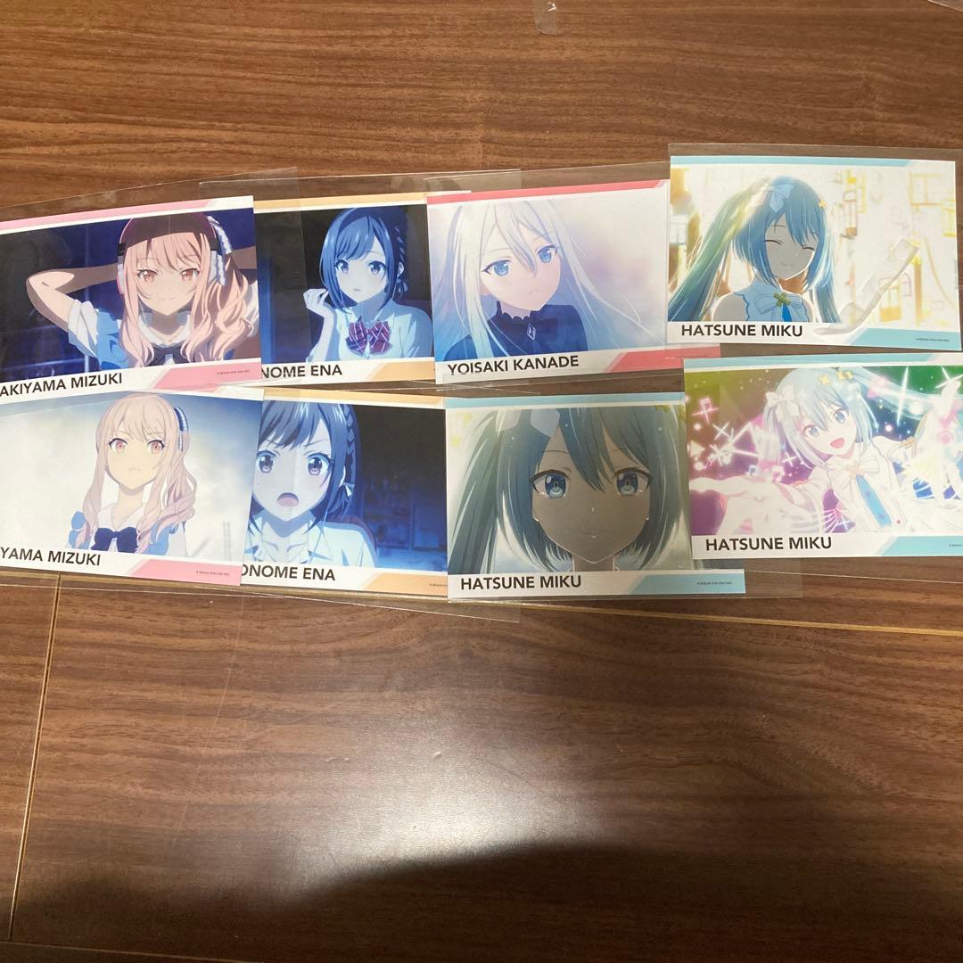 劇場版 プロセカ ブロマイド 東雲絵名 暁山瑞希 宵崎奏 開かれたセカイのミク