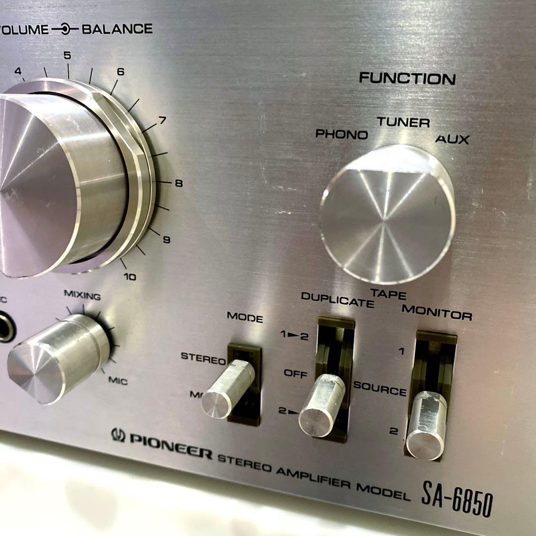 動作品 PIONEER プリメインアンプ SA-6850 パイオニア