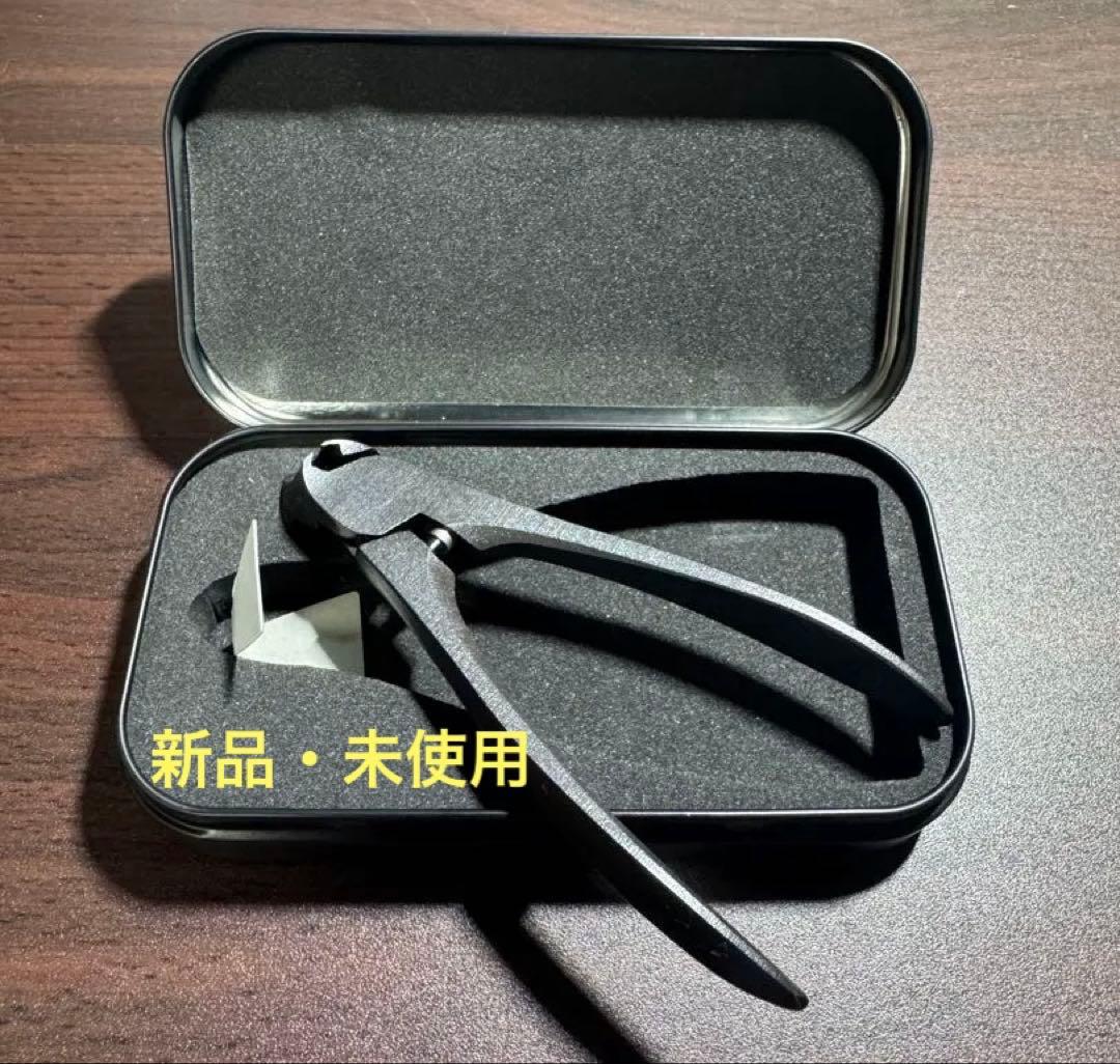 SUWADA ステンレス爪切り ブラックL ケース付き