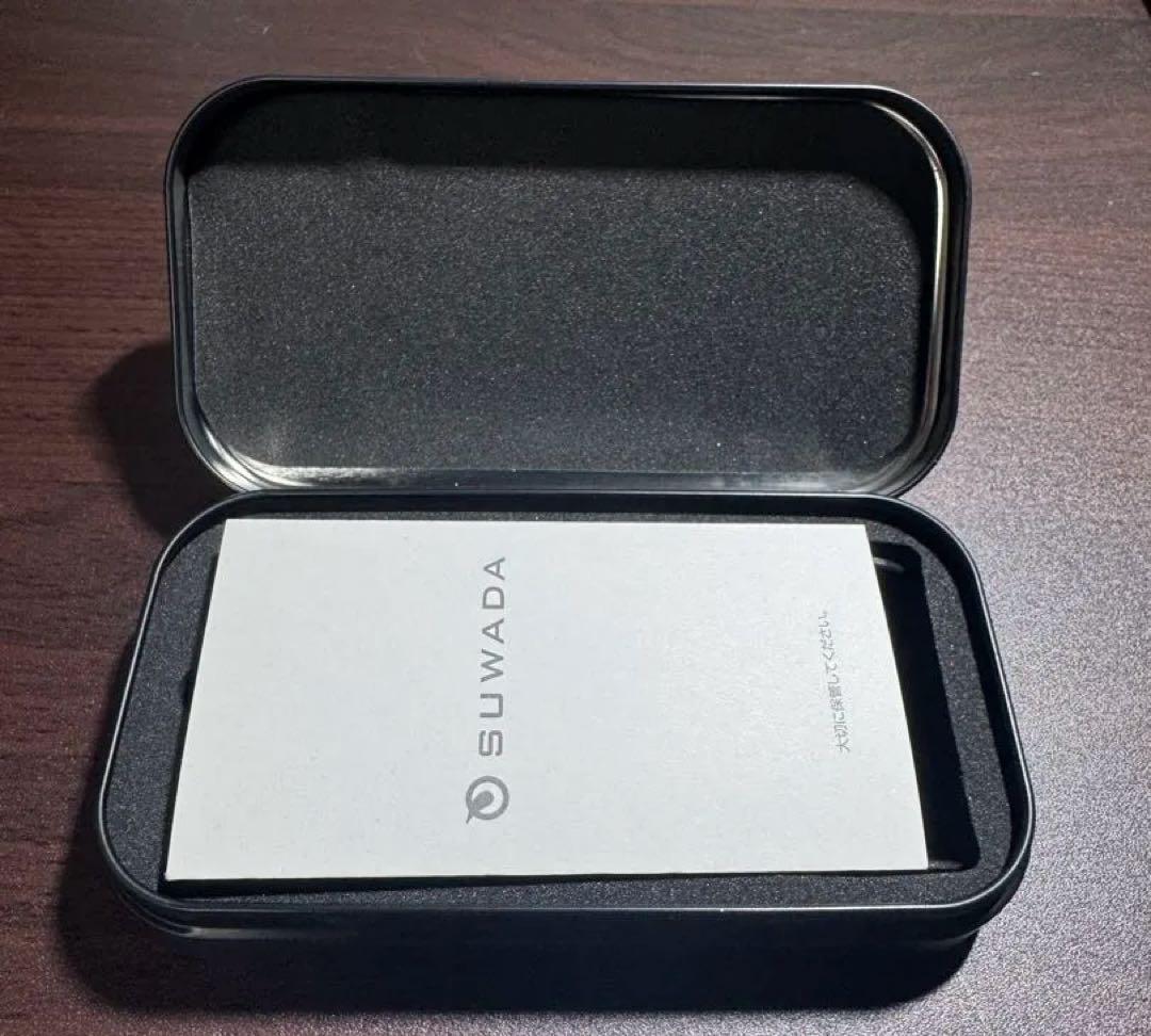 SUWADA ステンレス爪切り ブラックL ケース付き