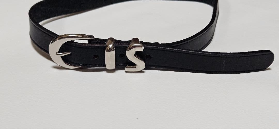 イッセイミヤケ1990年代レザーベルト　ウエスト62~72cm