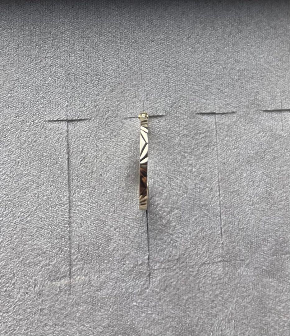 ete クレールK10 フープピアス　片耳のみ　エテ