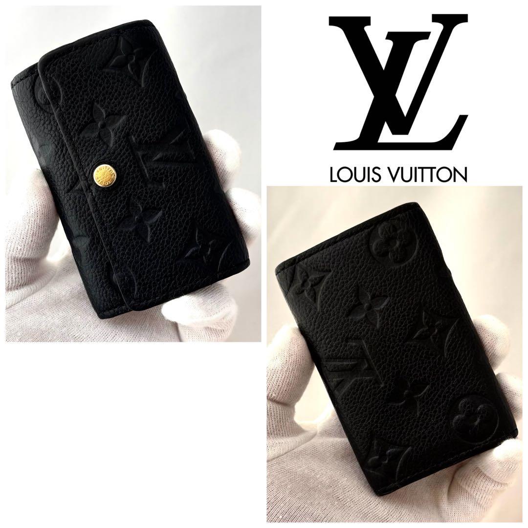 早い物勝ち❗️ ルイヴィトン　アンプラント　黒　 6 連キーケース　正規品