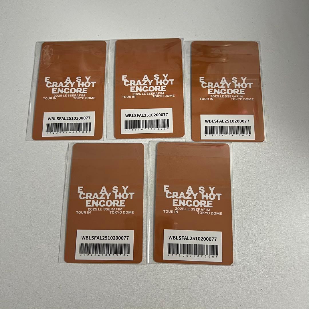 lesserafim 東京ドーム spaghetti トレカ セット