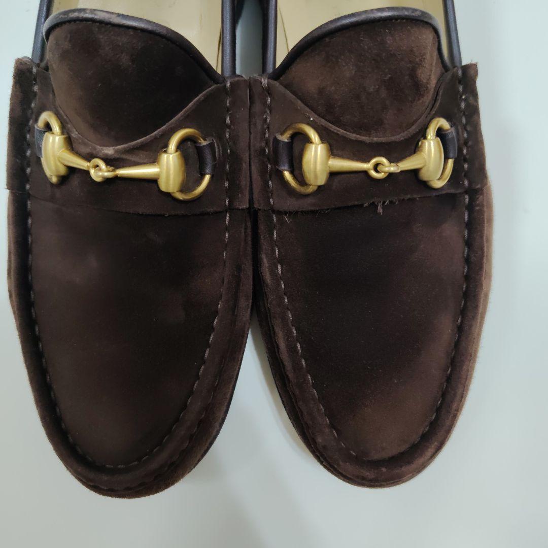 OLD GUCCIビットローファーブラウンスエード beamsf